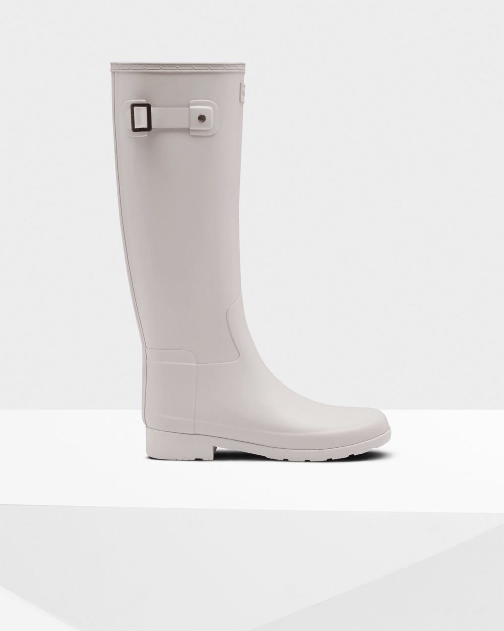 Womens Hunter Tall Rain Boots Grey - Refined Slim Fit - 1840697-RS